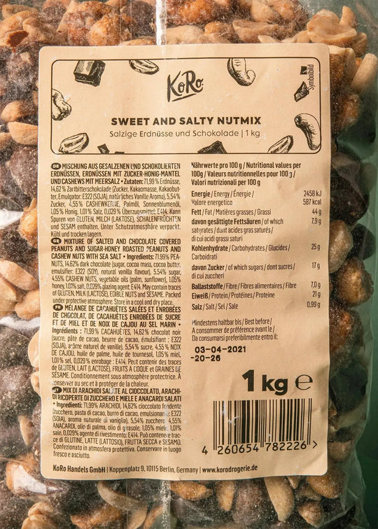 KoRo Nutmix "Sweet and Salty" | 1 kg - fitgrade.ch