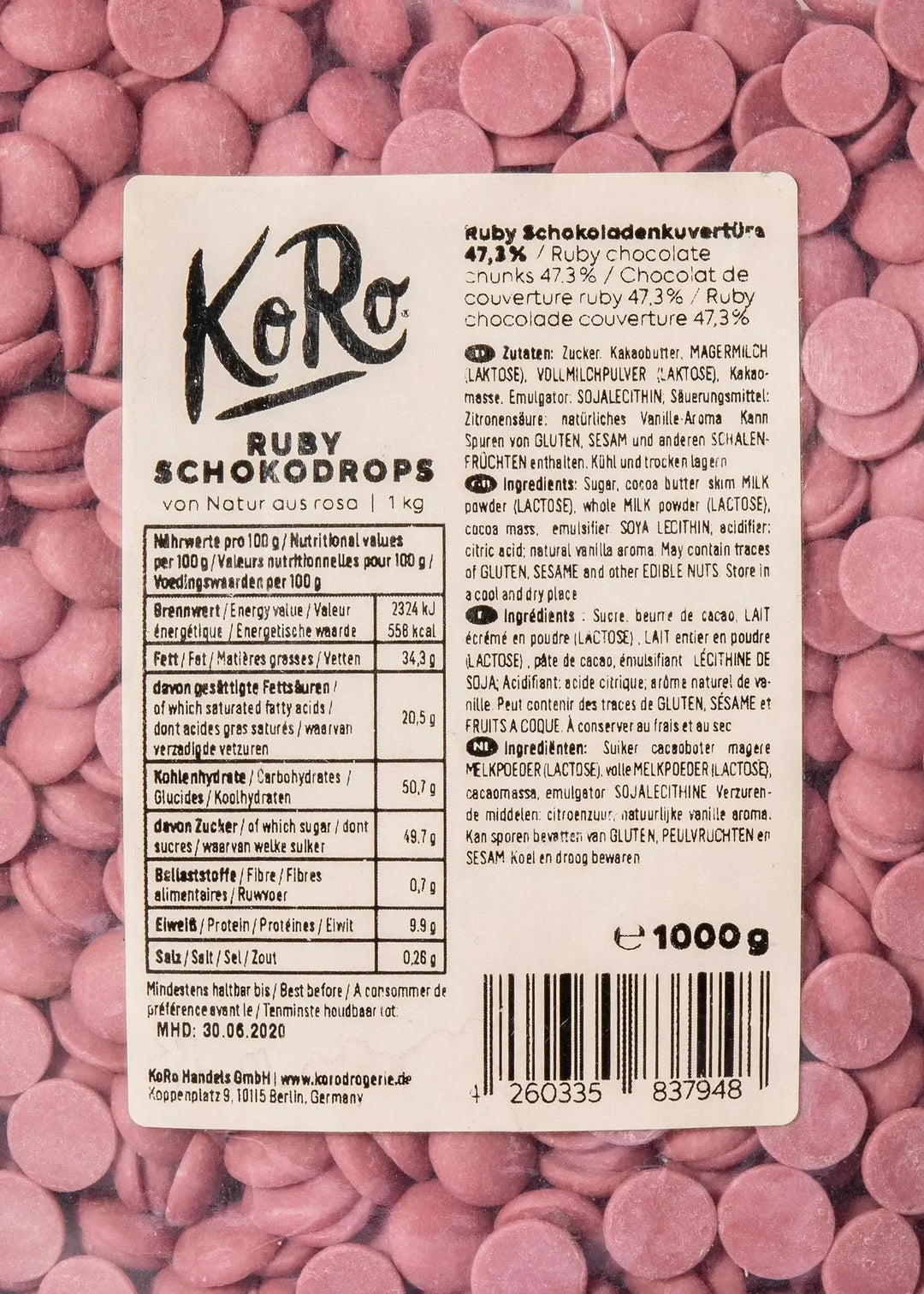 KoRo Ruby Drops | 1 kg - fitgrade.ch