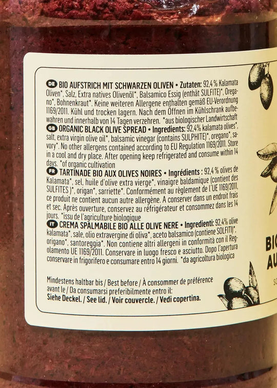 KoRo Schwarze Bio Oliven Aufstrich | 350 g - fitgrade.ch