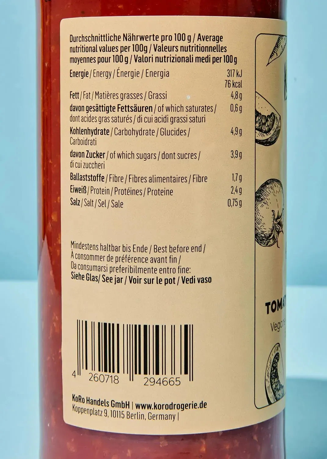 KoRo Vegane Bolognese | 530 g - fitgrade.ch