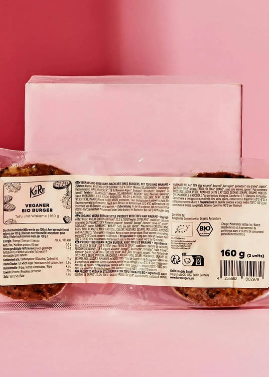 KoRo Veganer Bio Burger Tofu und Wakame | 160g - fitgrade.ch