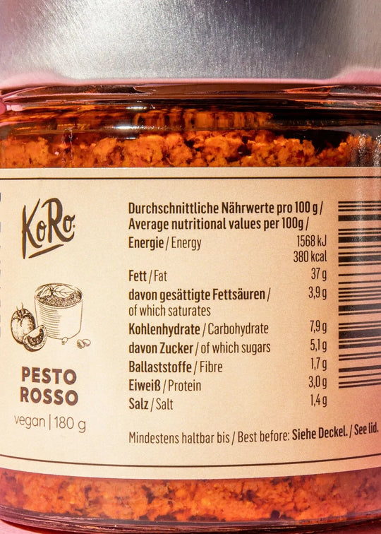 KoRo Veganes Pesto Rosso | 180 g - fitgrade.ch