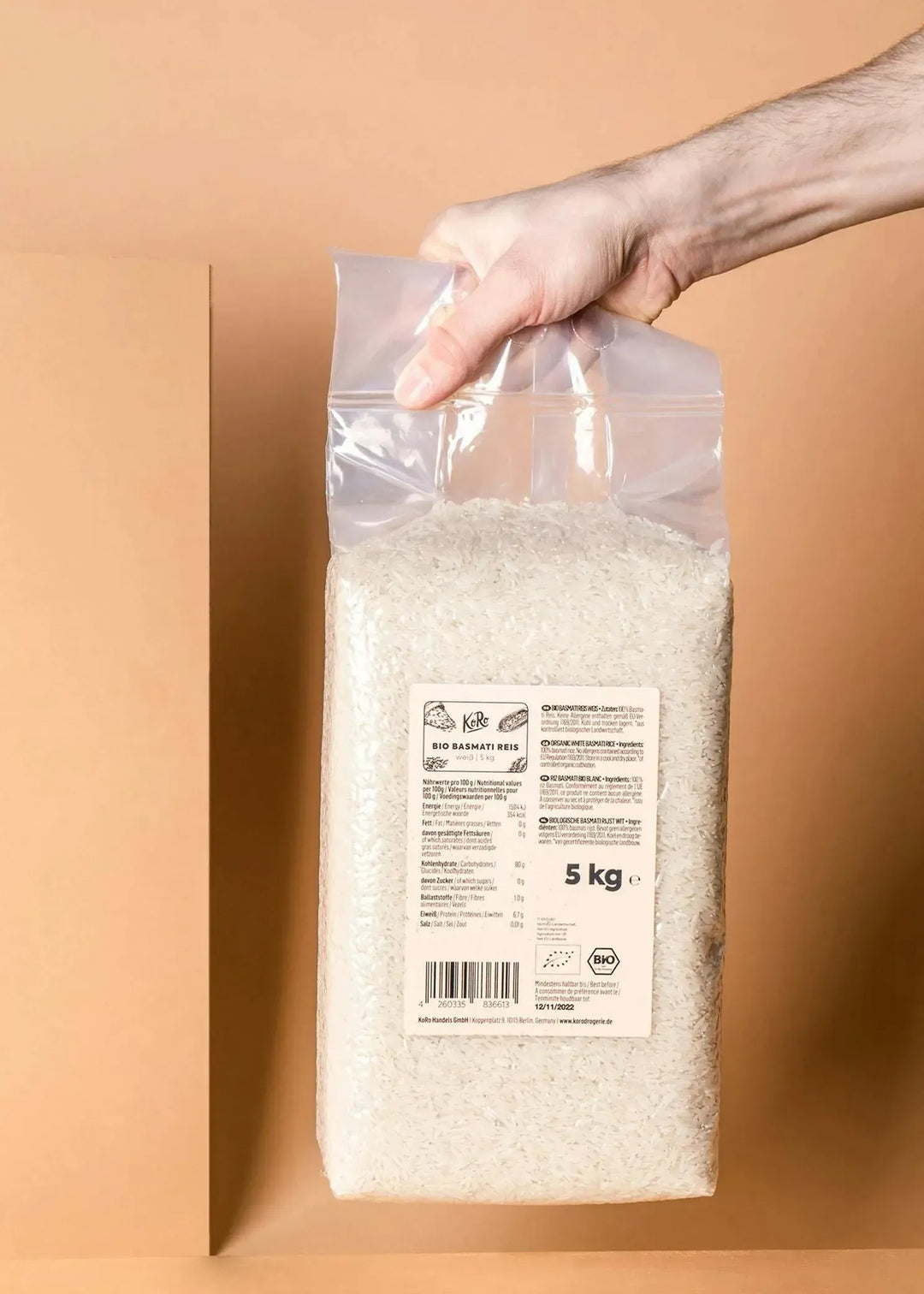 KoRo Weisser Bio Basmati Reis | 5 kg - fitgrade.ch