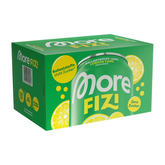 More Nutrition More FIZI | 330ml - 6 x 330ml / Lemon Lime - fitgrade.ch