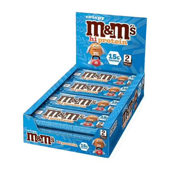 M&M's Crispy Hi Protein Bar - Milk Chocolate | 52g 12x52g - fitgrade.ch