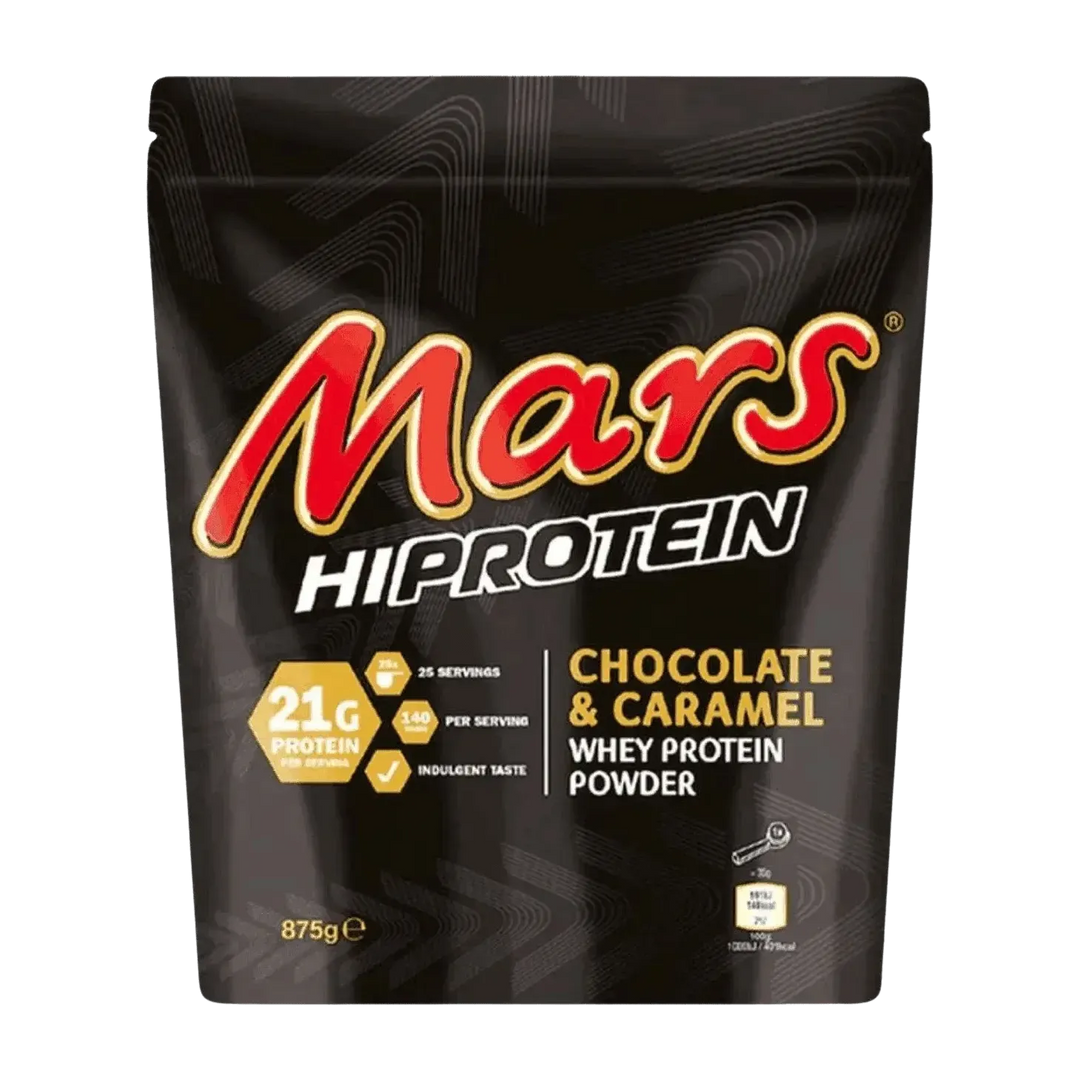 Mars Hi-Protein Whey Powder | 875g Chocolate Caramel - fitgrade.ch