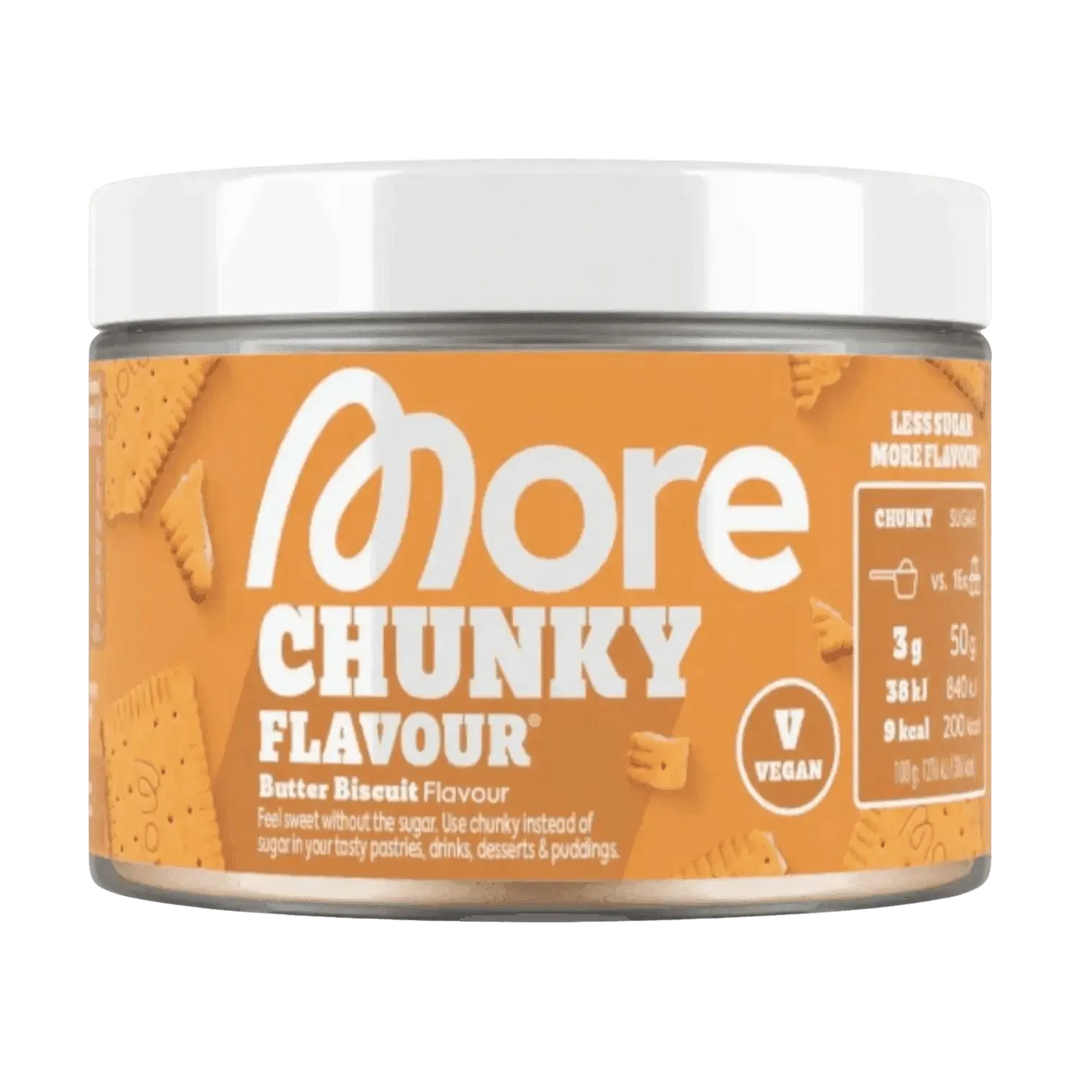 More Nutrition Chunky Flavour | 150g Butter Biscuit (Vegan) - fitgrade.ch