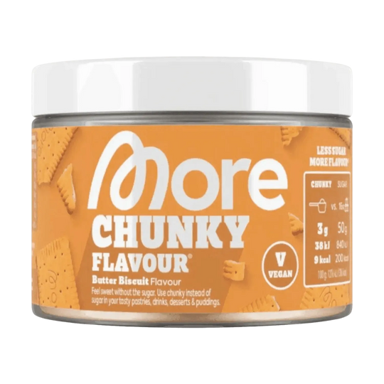 More Nutrition Chunky Flavour | 150g Butter Biscuit (Vegan) - fitgrade.ch