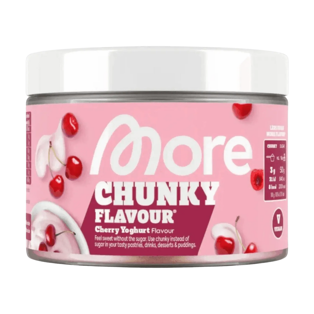 More Nutrition Chunky Flavour | 150g Kirsch-Joghurt (Vegan) - fitgrade.ch
