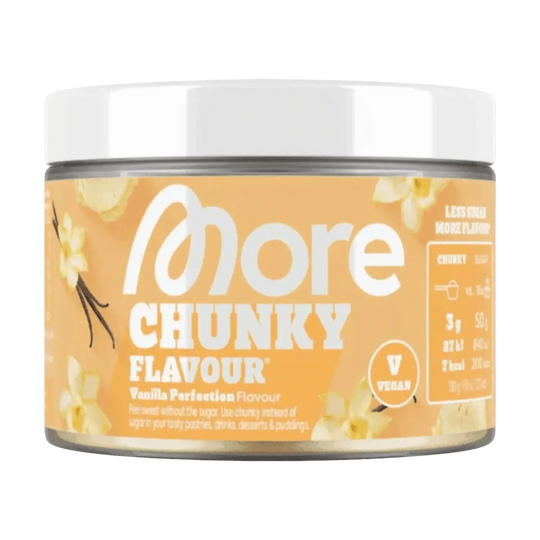 More Nutrition Chunky Flavour | 150g Vanilla Perfection (Vegan) - fitgrade.ch
