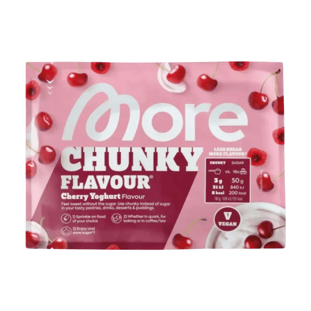 More Nutrition Chunky Flavour SAMPLE | 30g Cherry Yoghurt (Vegan) - fitgrade.ch