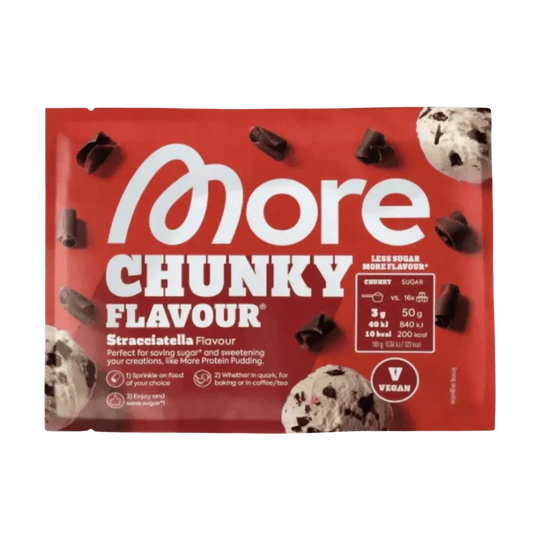 More Nutrition Chunky Flavour SAMPLE | 30g Stracciatella (Vegan) - fitgrade.ch