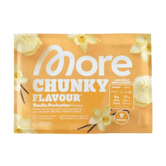 More Nutrition Chunky Flavour SAMPLE | 30g Vanilla Perfection (Vegan) - fitgrade.ch