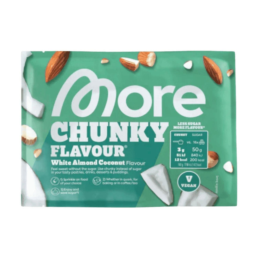 More Nutrition Chunky Flavour SAMPLE | 30g White Almond Coconut (Vegan) - fitgrade.ch