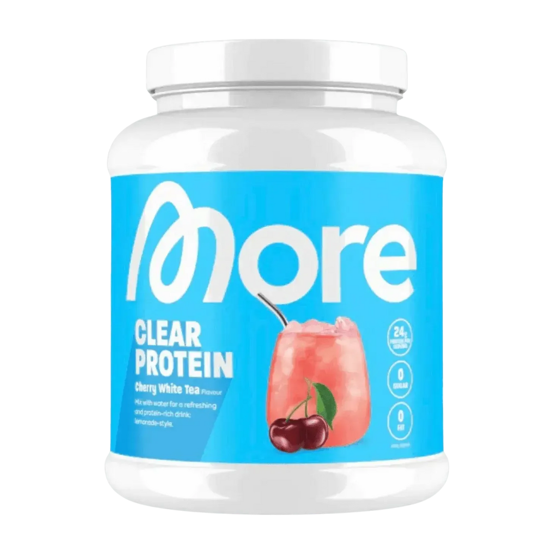 More Nutrition Clear Whey Protein Lemonade | 600g Cherry Hibiscus Ice Tea - fitgrade.ch