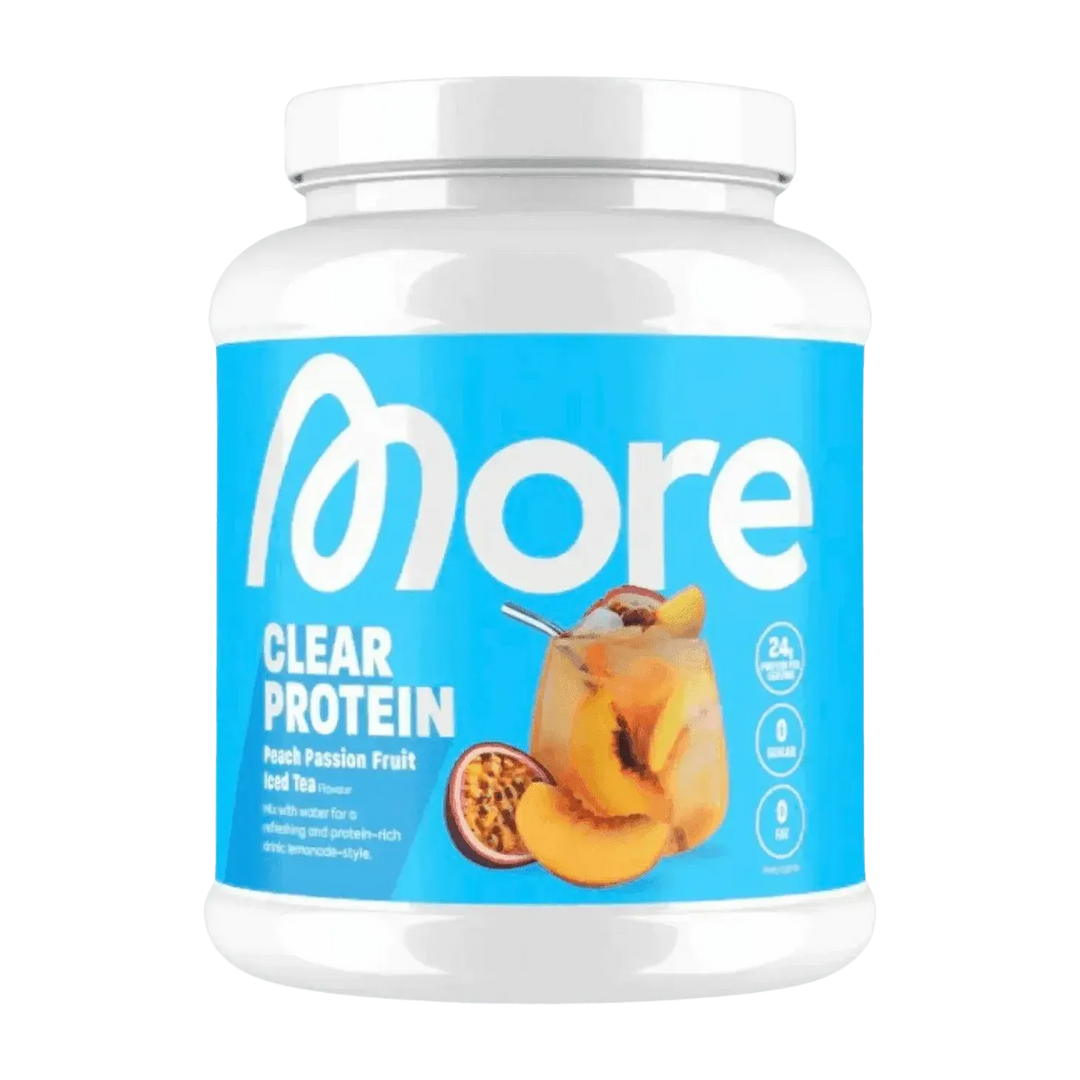 More Nutrition Clear Whey Protein Lemonade | 600g Iced Tea Style Peach Passionfruit - fitgrade.ch