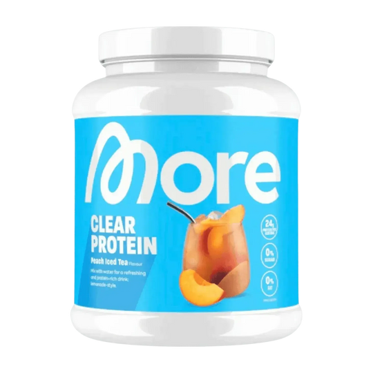 More Nutrition Clear Whey Protein Lemonade | 600g Iced Tea Style Peach - fitgrade.ch