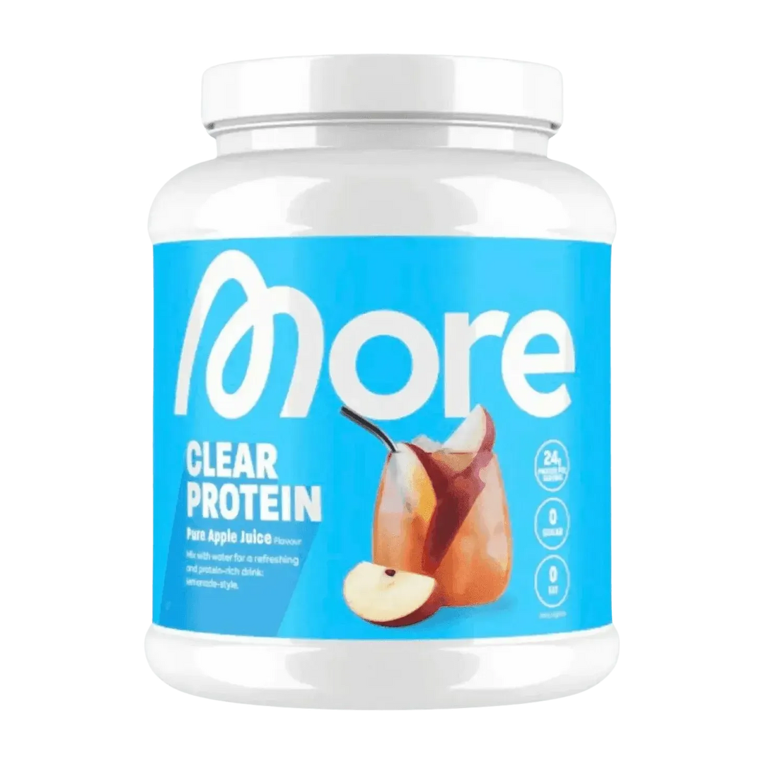 More Nutrition Clear Whey Protein Lemonade | 600g Juice Style Pure Apple - fitgrade.ch
