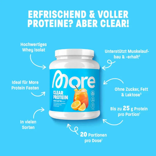 More Nutrition Clear Whey Protein Lemonade | 600g - fitgrade.ch