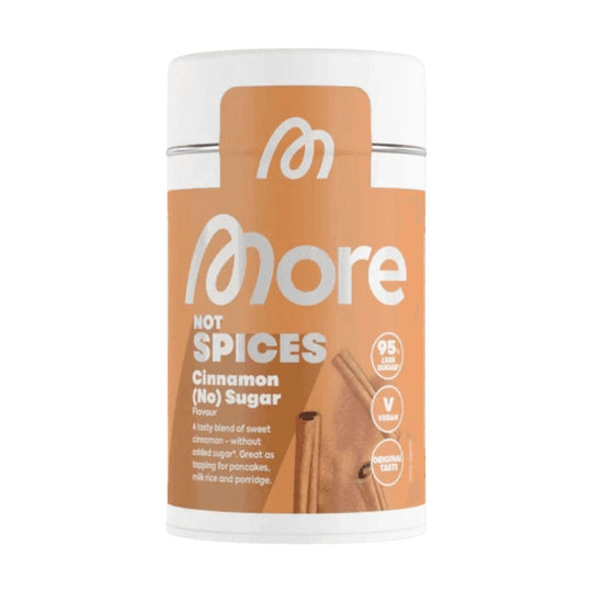 More Nutrition More (not) Spices | 110g Cinnamon (No) Sugar - fitgrade.ch