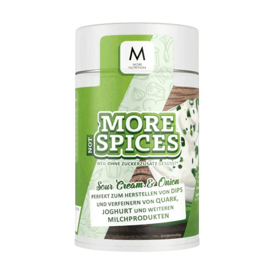 More Nutrition More (not) Spices | 110g Sour Cream & Onion - fitgrade.ch