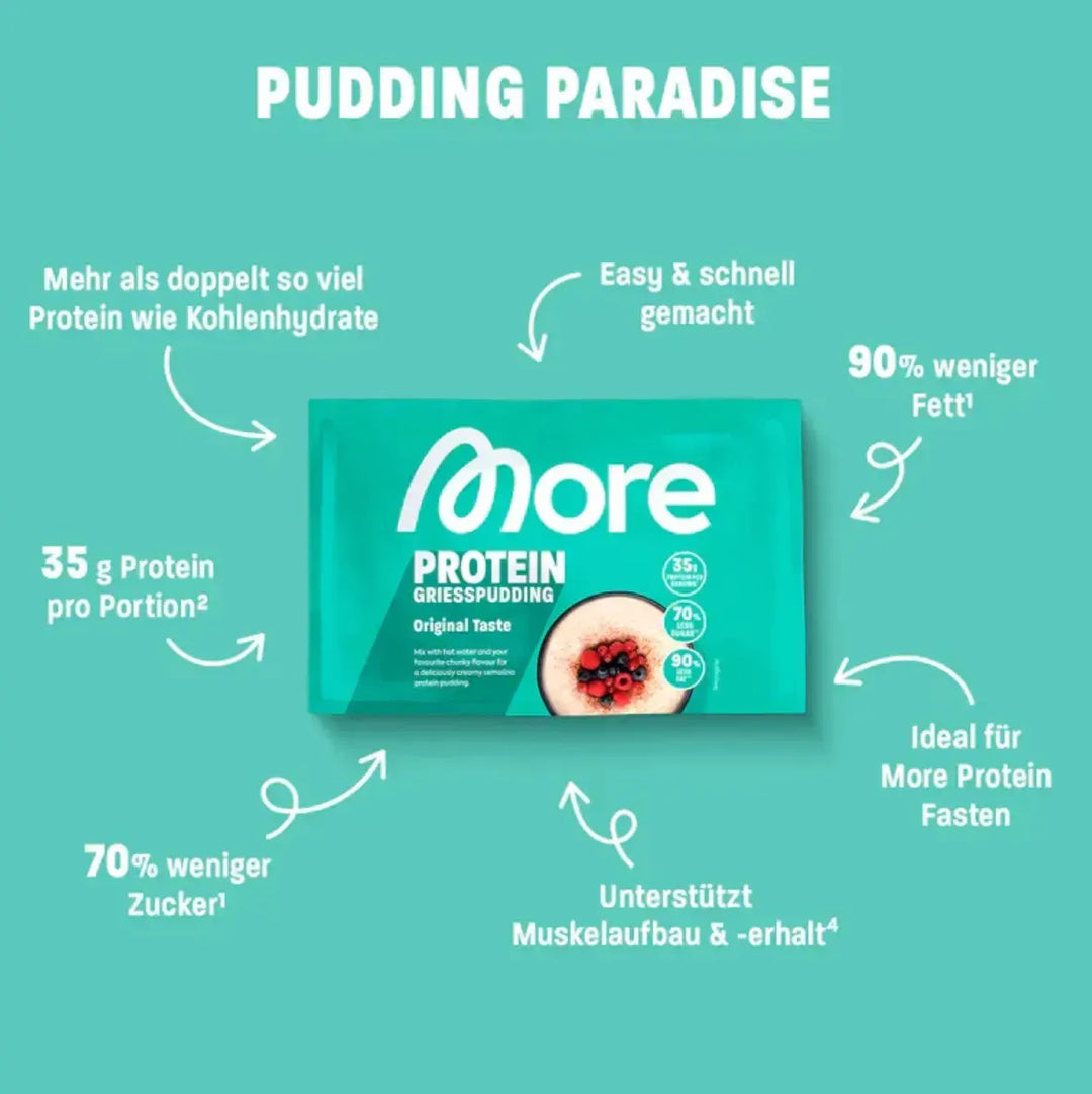 More Nutrition Protein Griesspudding | 30g SAMPLE - fitgrade.ch