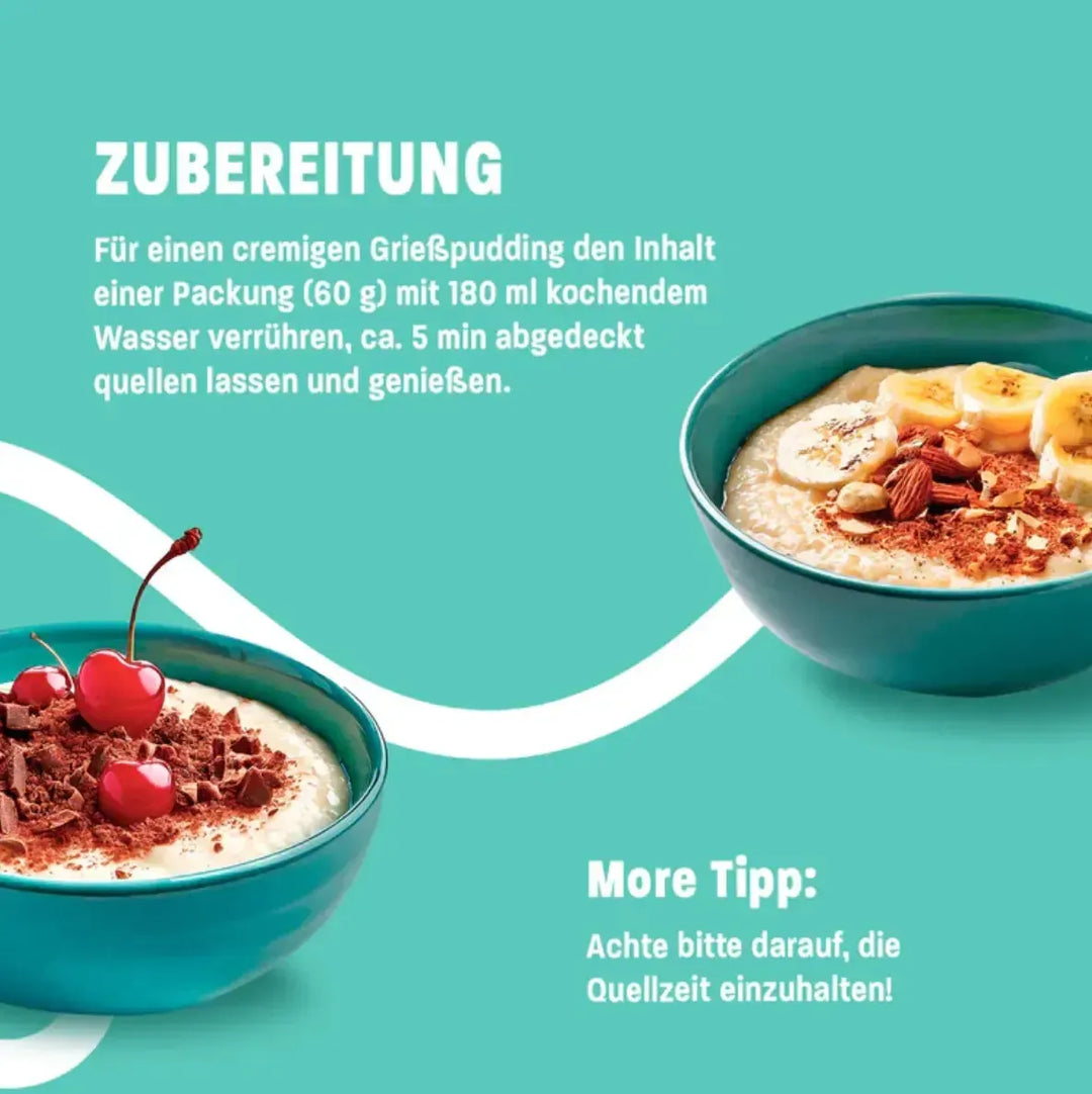 More Nutrition Protein Griesspudding | 30g SAMPLE - fitgrade.ch