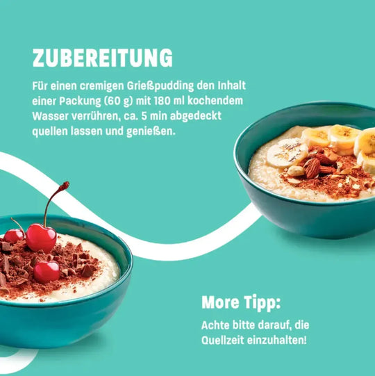 More Nutrition Protein Griesspudding | 30g SAMPLE - fitgrade.ch