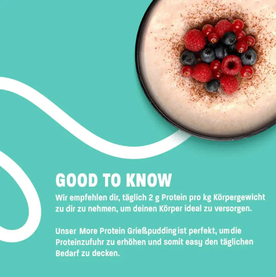 More Nutrition Protein Griesspudding | 30g SAMPLE - fitgrade.ch