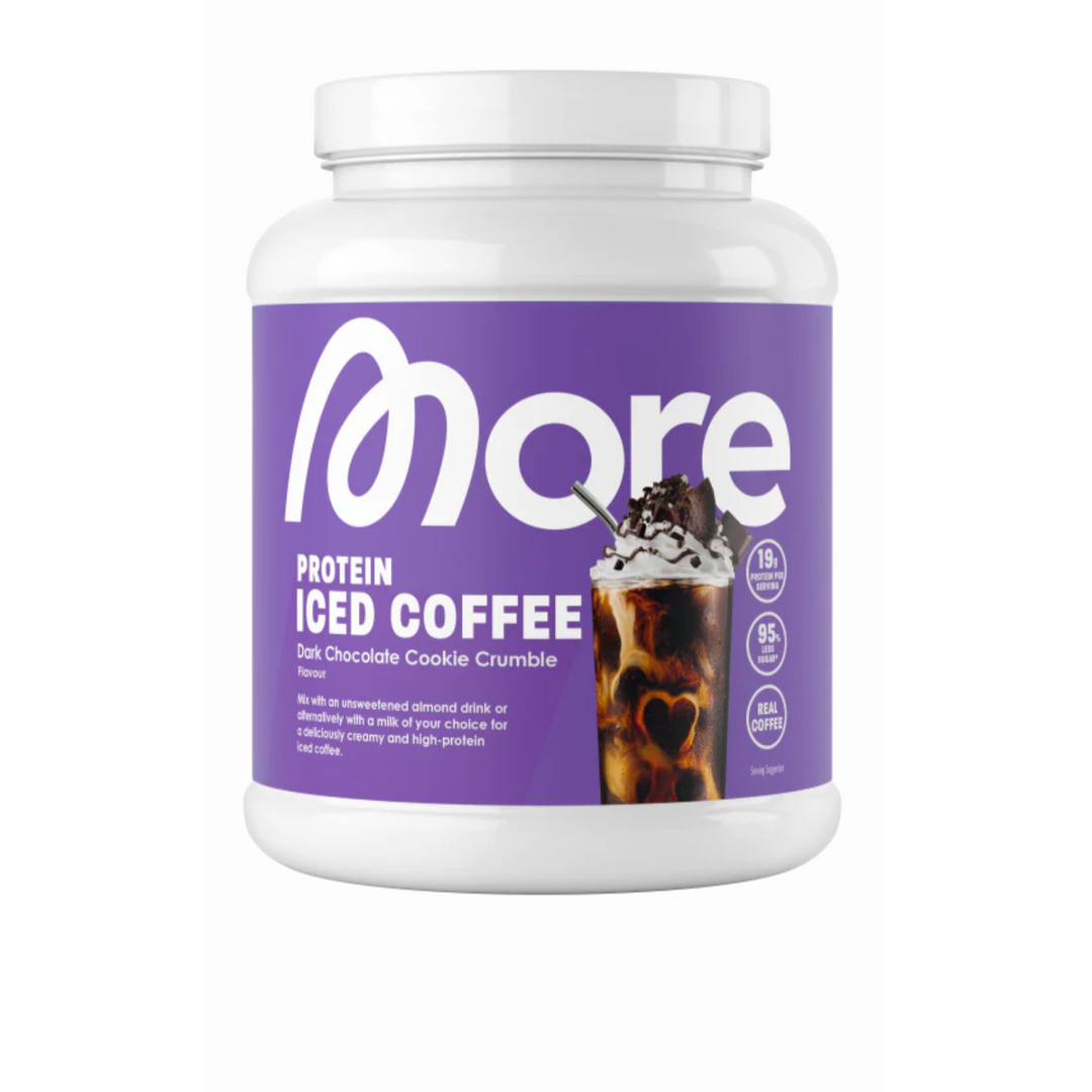 More Nutrition Protein Iced Coffee | 500g Dark Chocolate Cookie Crumble - fitgrade.ch