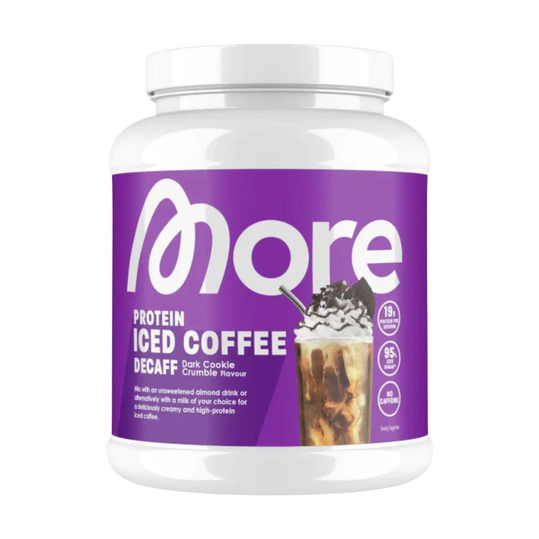 More Nutrition Protein Iced Coffee | 500g Dark Cookie Crumble Decaff - fitgrade.ch