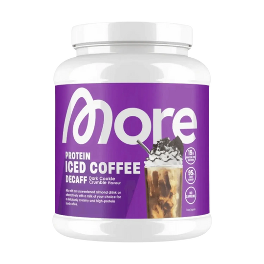 More Nutrition Protein Iced Coffee | 500g Dark Cookie Crumble Decaff - fitgrade.ch