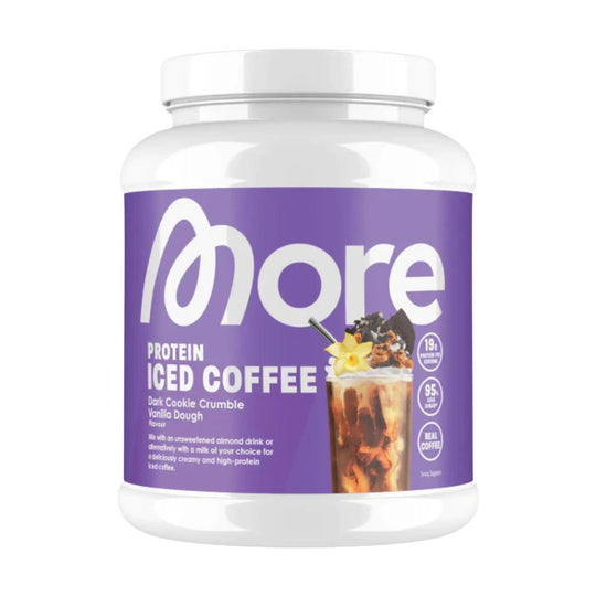 More Nutrition Protein Iced Coffee | 500g Dark Cookie Crumble Vanilla Dough - fitgrade.ch