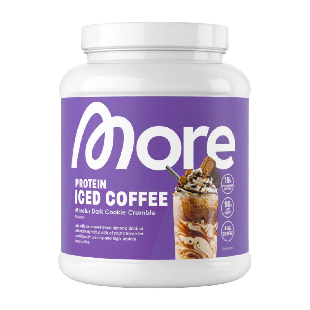 More Nutrition Protein Iced Coffee | 500g Moretus Dark Cookie Crumble - fitgrade.ch