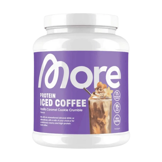 More Nutrition Protein Iced Coffee | 500g Vanilla Caramel Cookie Crumble - fitgrade.ch