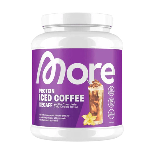 More Nutrition Protein Iced Coffee | 500g Vanilla Chocolate Chip Cookie Decaff - fitgrade.ch