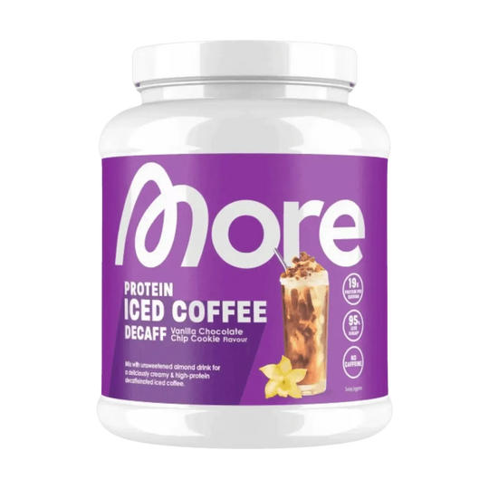 More Nutrition Protein Iced Coffee | 500g Vanilla Chocolate Chip Cookie Decaff - fitgrade.ch