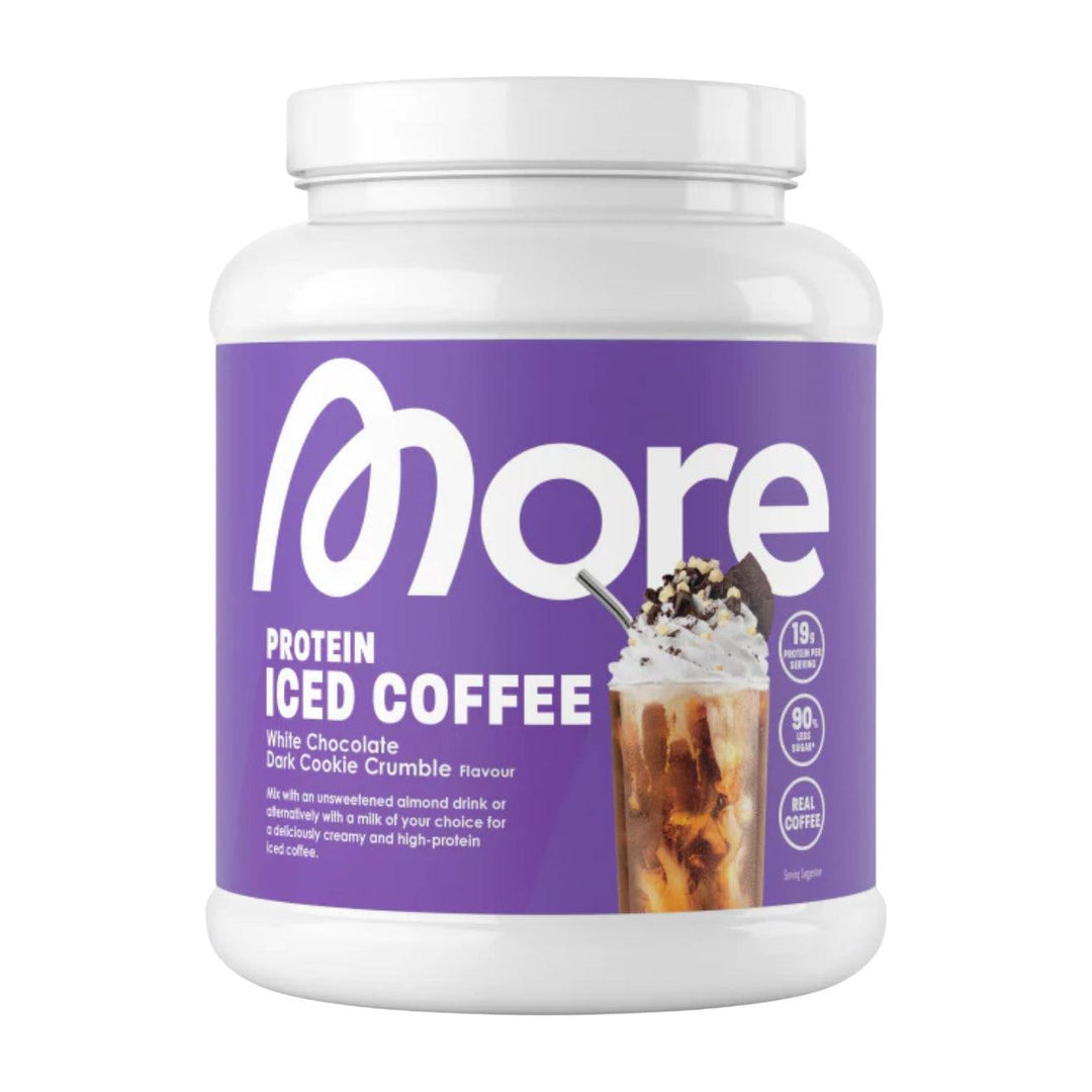 More Nutrition Protein Iced Coffee | 500g White Choc Dark Cookie Crumble - fitgrade.ch
