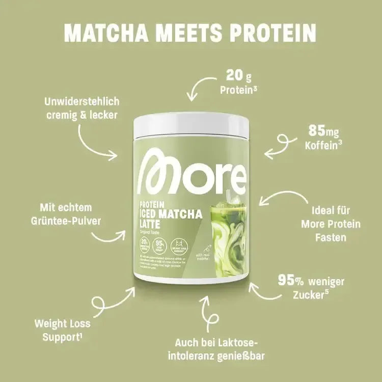 More Nutrition Protein Iced Matcha Latte | 500g 
