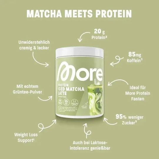 More Nutrition Protein Iced Matcha Latte | 500g 