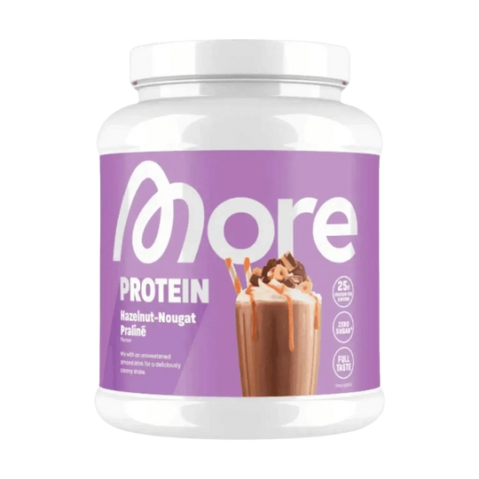 More Nutrition Protein Milkshake Style | 600g Hazelnut-Nougat Praliné - fitgrade.ch