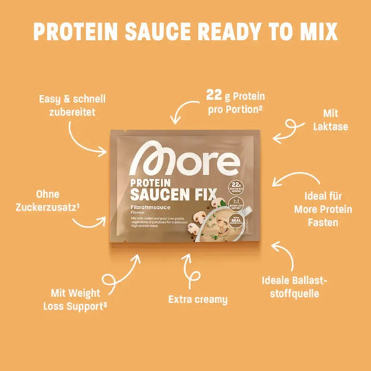 More Nutrition Protein saucen Fix | 40g - fitgrade.ch