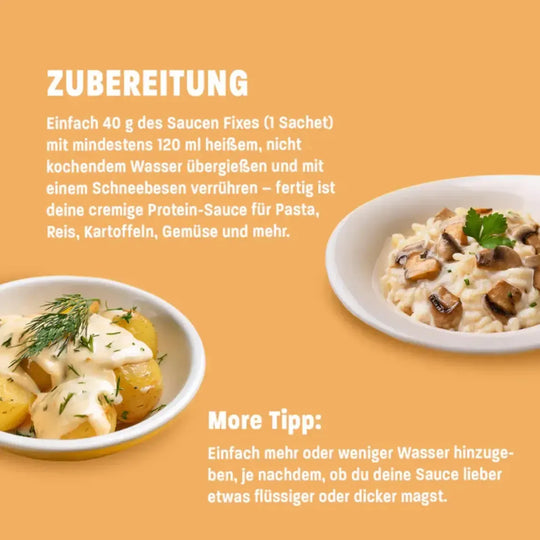 More Nutrition Protein saucen Fix | 40g - fitgrade.ch