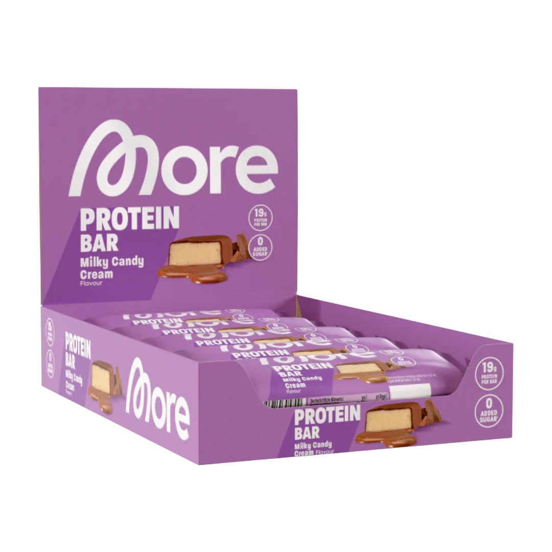 More Nutrition Soft Protein Bar | 50g 10x50g Milky Candy Cream - fitgrade.ch