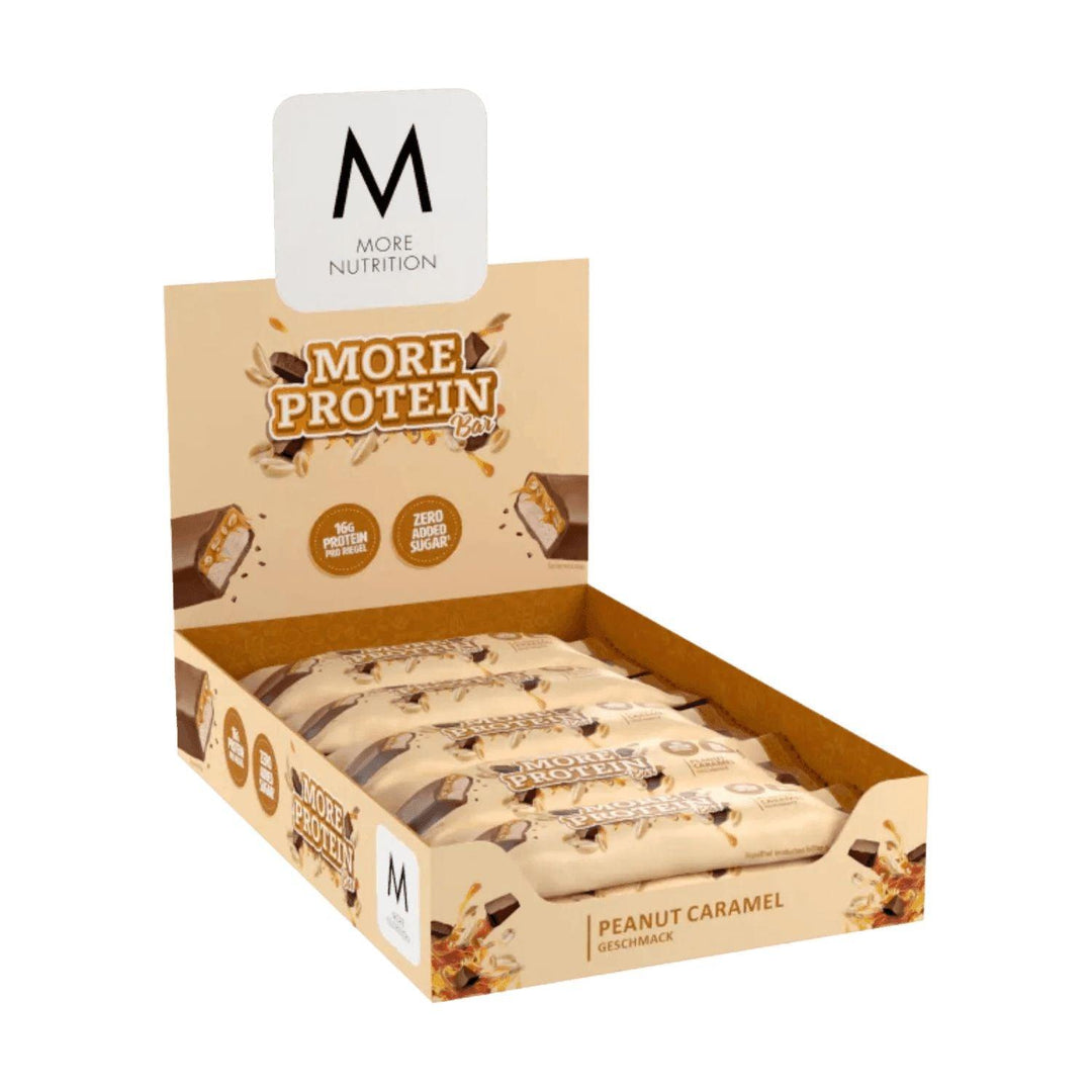 More Nutrition Soft Protein Bar | 50g 10x50g Peanut Caramel - fitgrade.ch