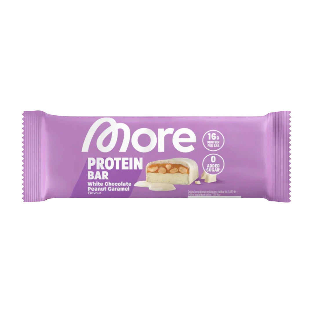 More Nutrition Soft Protein Bar | 50g 50g White Chocolate Peanut Caramel - fitgrade.ch