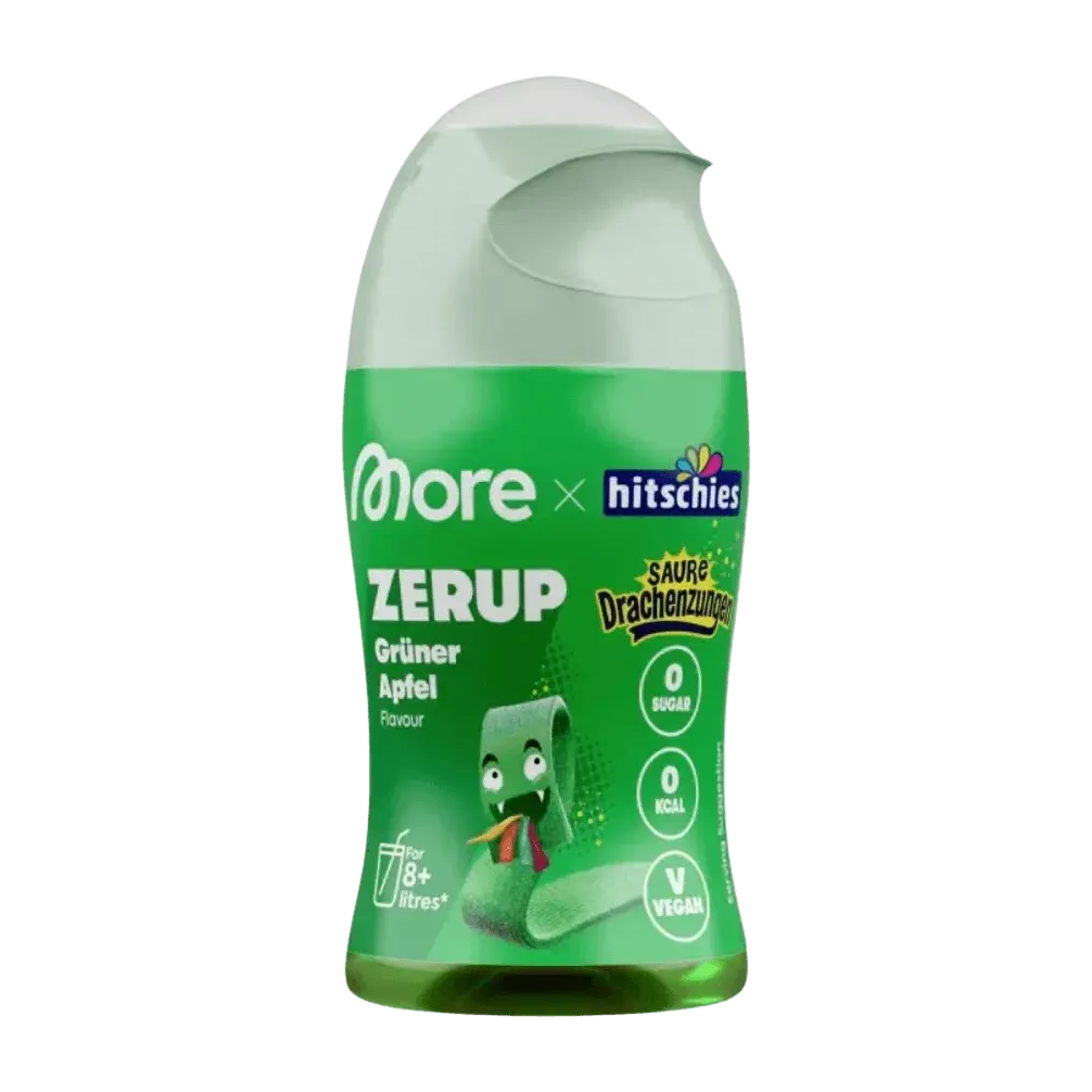 More Nutrition Zero Sirup | 65ml Hitschies Apfelgrün - fitgrade.ch