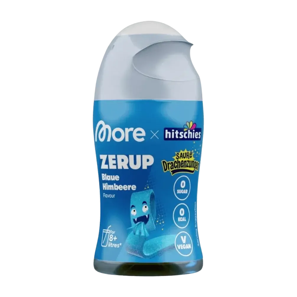 More Nutrition Zero Sirup | 65ml Hitschies Himbeerblau - fitgrade.ch