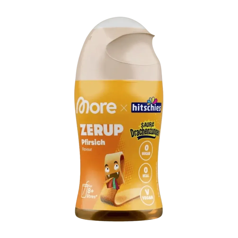 More Nutrition Zero Sirup | 65ml Hitschies Pfirsichgelb - fitgrade.ch