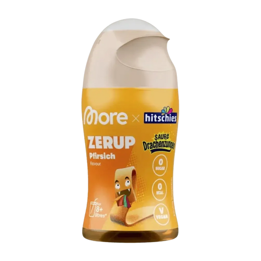More Nutrition Zero Sirup | 65ml Hitschies Pfirsichgelb - fitgrade.ch